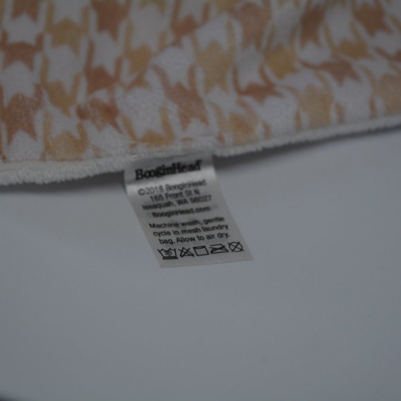 Booginhead Puppy Dog Plush Lovey Pacipal Baby Security Blanket Teether Tan White - Picture 6 of 8